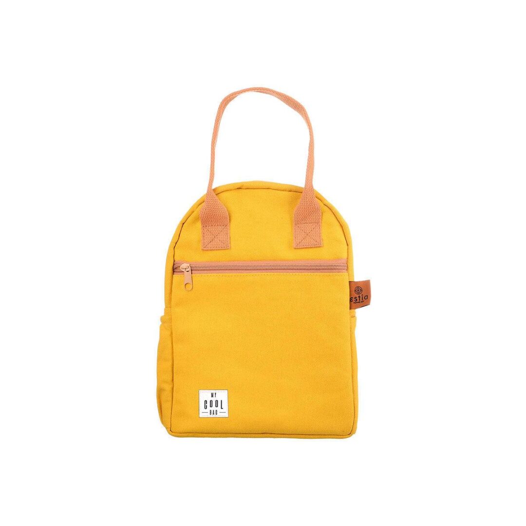 Τσάντα φαγητού my cool bag ισοθερμική 7lt βαμβακερή pineapple κϊτρινο 20x11x28cm Estia 01-16968